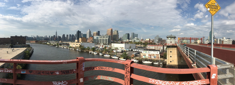 cityscape, bridge - man made structure, travel destinations, outdoors, bridge, city, day, building, skyscraper, office building exterior, no people, newtown creek