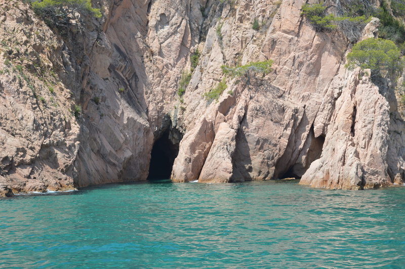 outdoors, solid, land, caves, nature, no people, water, costa brava, scenics - nature, coast, non-urban scene, tranquility, rock, 5K, waterfront, turquoise colored