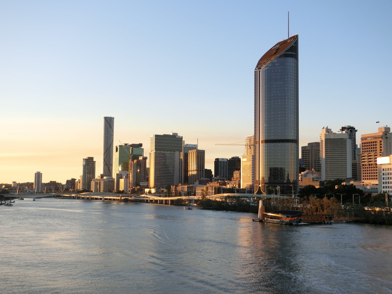 rise, building, skyline, builidngs, cityscape, landscape, architecture, cbd, office building exterior, tall - high, brisbane, city, water, buildings, financial district