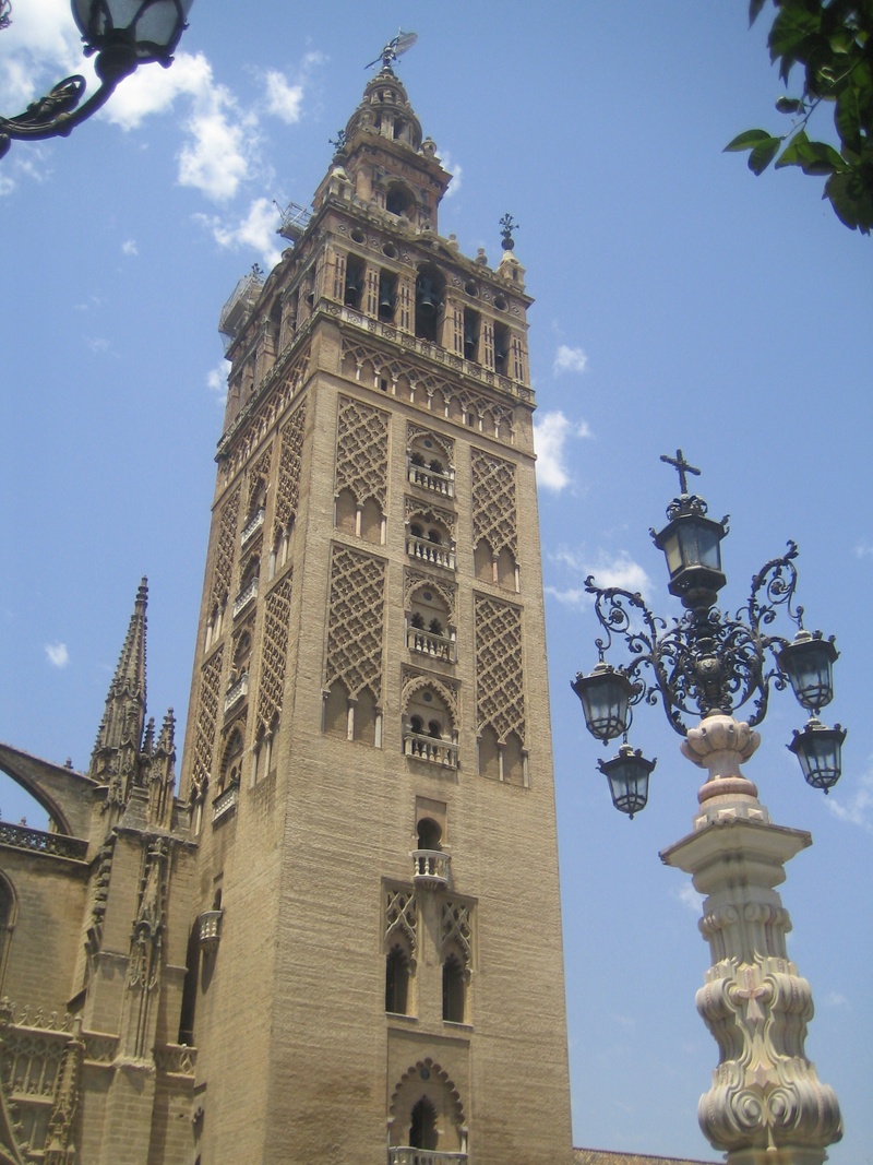 religion, building, nature, no people, belief, travel, architecture, spain, tower, built structure, spire, day, city, giralda, monuments, 1080P, the past