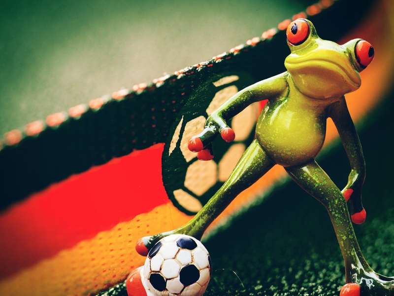 figurine, football, toy, competition, funny, indoors, male likeness, em, sports equipment, figure, sport, soccer ball, still life, close-up, focus on foreground