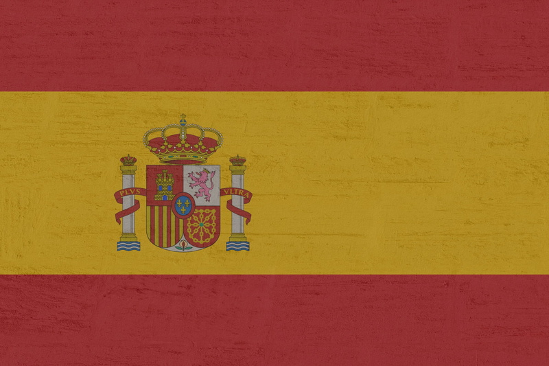 building exterior, representation, human representation, 1080P, national colours, built structure, mural, europe, no people, architecture, spain, yellow