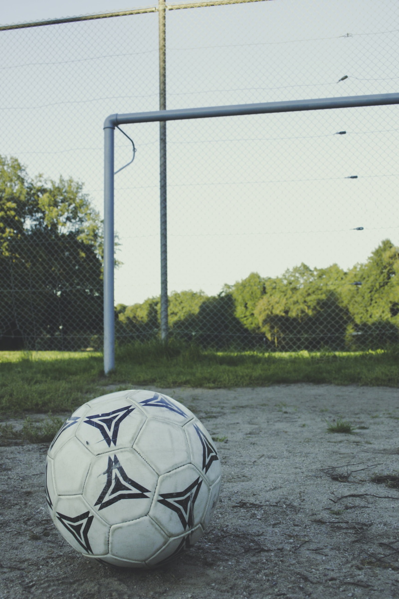 soccer ball, sport, fire doors, football, no people, rush, bolzplatz, play, football goal, footballers, football field, sports ground, focus on foreground