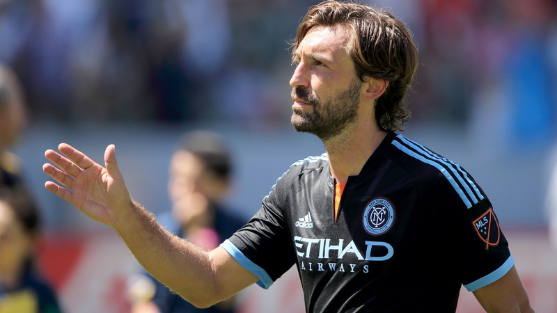 New York City FC, 4K, Andrea Pirlo, Soccer, Italian