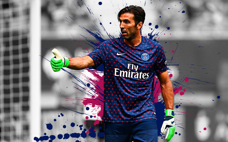 Italian, Soccer, Paris Saint-Germain F.C., 4K, Gianluigi Buffon