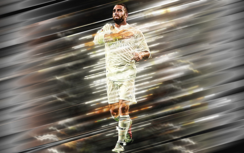 Real Madrid C.F., Spanish, Dani Carvajal, 4K, Soccer