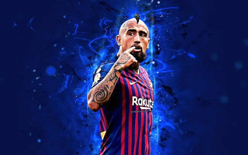 Soccer, Chilean, FC Barcelona, Arturo Vidal, 2K