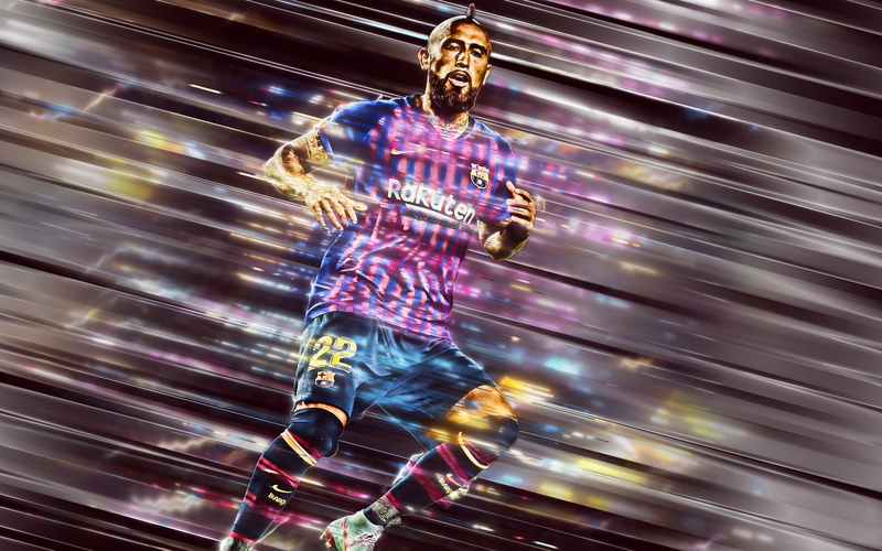 Soccer, Chilean, FC Barcelona, 4K, Arturo Vidal