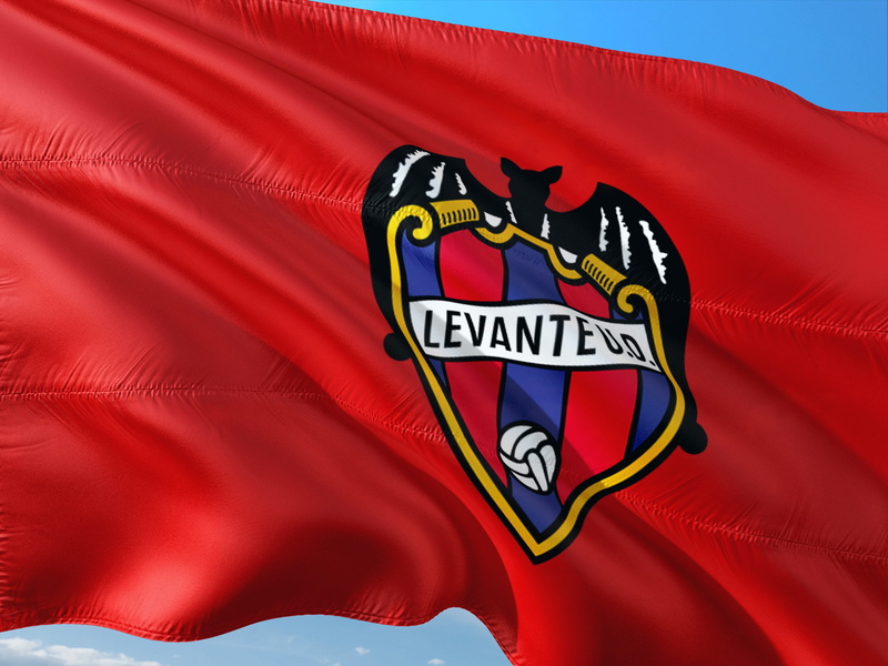spain, circus, 4K, logo, text, sport, insignia, sign, inflatable, communication, flag, levante ud, patriotism, close-up, red, textile, international, emotion