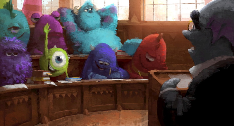 Monsters University, Mike Wazowski, James P. Sullivan, 1080P, Movie