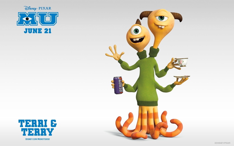 Monsters University, Movie, 1080P, Terri and Terry (Monsters University)