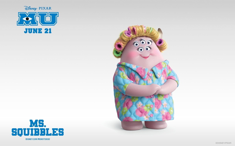 Ms. Squibbles (Monsters University), Monsters University, 1080P, Movie