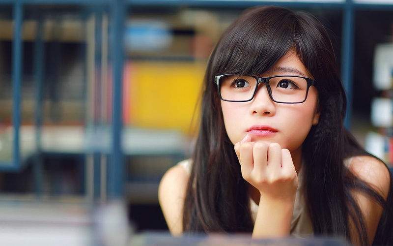 eyeglasses, lifestyles, hairstyle, glasses, hair, women, one person, beauty, beautiful woman, headshot, photo, females, long hair, young adult, 1080P