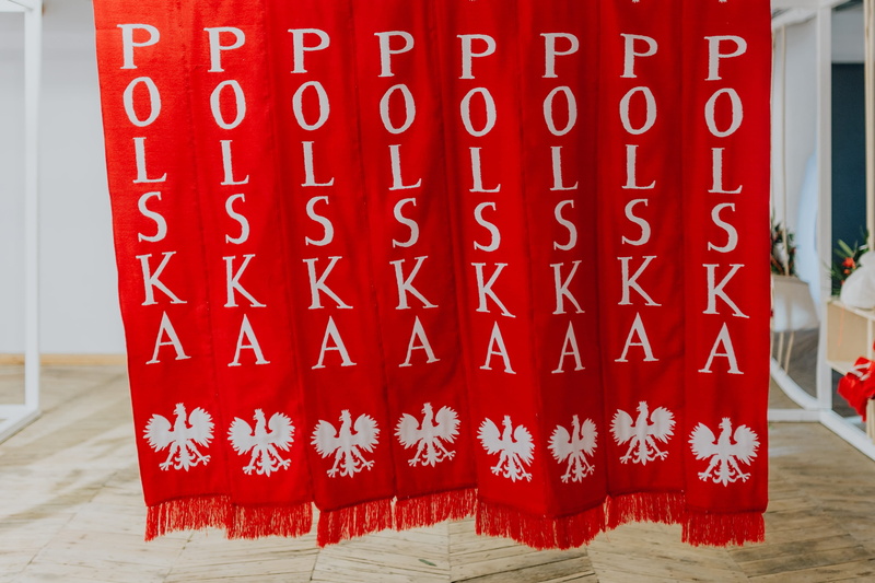 no people, soccer, lodz design festival, communication, focus on foreground, paper, flooring, football, scarves, non-western script, fans, łódź design festival