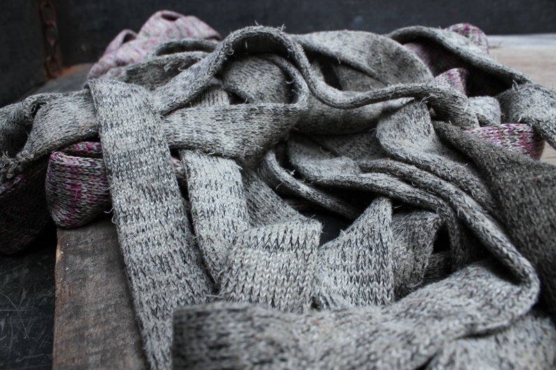 close-up, wool, connection, velvet scarves, pier, textile, craft, obsolete, flannel, wood - material, no people, rope, still life, focus on foreground