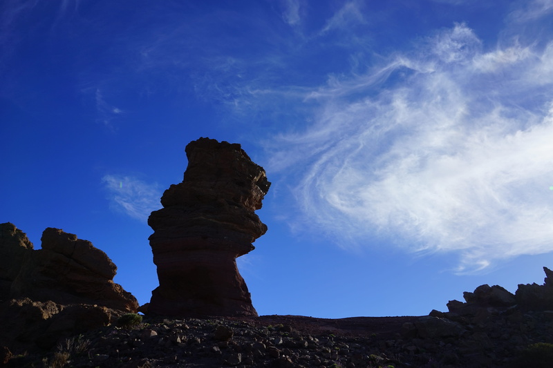 rock tower, canary islands, roque, day, caldera, finger of god, rock, low angle view, eroded, sky, environment, outdoors, 5K, cloud formation, rock - object