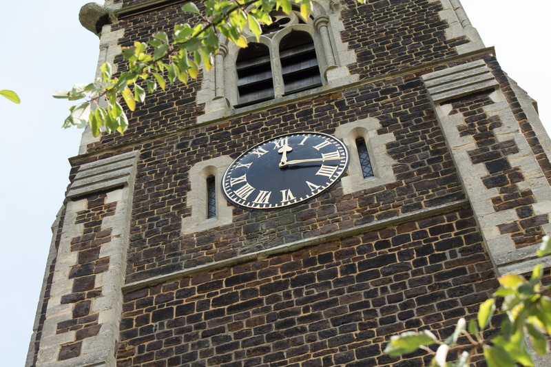 russell smith, christianity, church tower, landmark, structure, church steeple, nature, worship, time, history, clock tower, religion, brick, clock, church