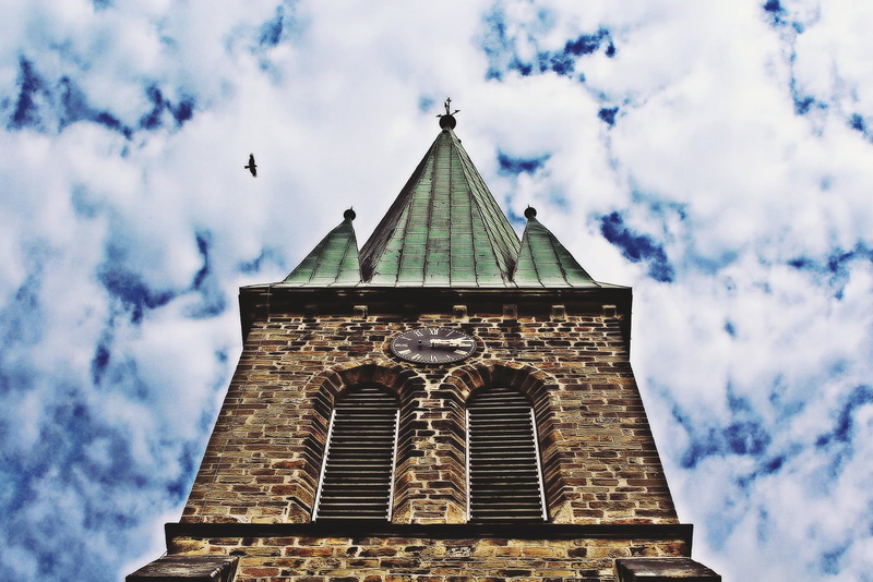 sky, summer, rest, christian, blue, travel destinations, no people, ornate, believe, window, religion, spiritual, cross, outdoors, architecture, building exterior