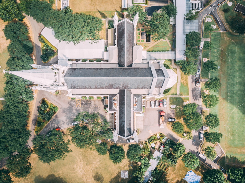famous Place, urban Skyline, cityscape, outdoors, drone view, tower, church, aerial View, city Life, spire, skyscraper, looking down, god, street, downtown District