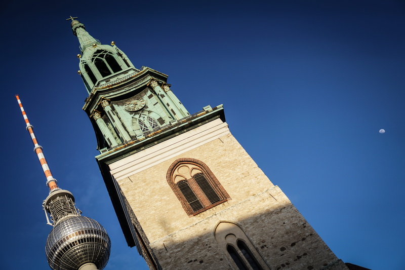 tower, greens, technology, building, landmarks, tops, the past, backgrounds, towers, sky, building exterior, nature, blue, 5K, tall - high, top, clear sky
