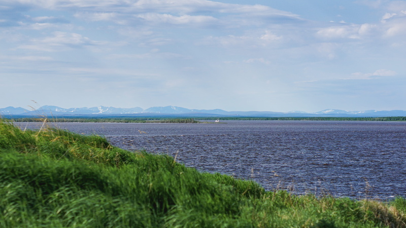 outdoors, beauty, clouds, polar, land, nature, scenics - nature, grass, sky, river, north, environment, far away, panorama, mountain, field, non-urban scene