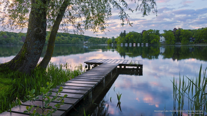 starnberg, district, 2K, wesslinger, Spring/Summer, bavaria, germany, lake