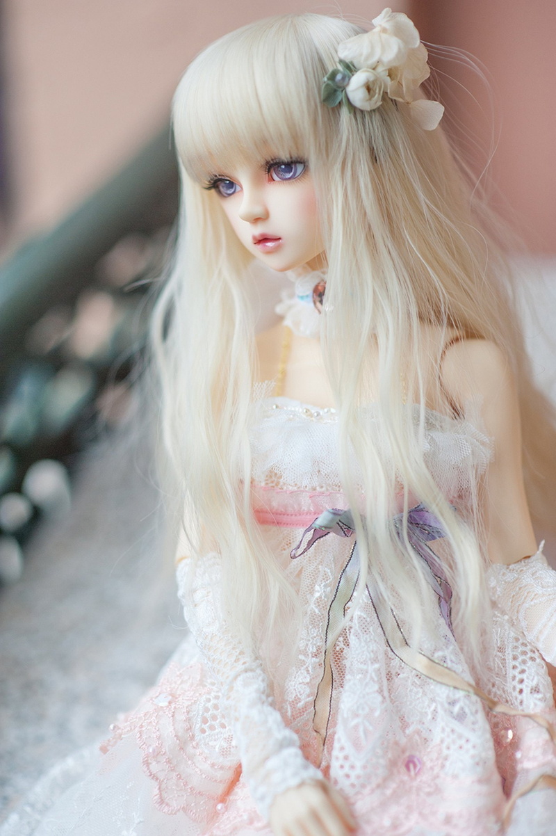 beauty, 1080P, doll, pretty, beautiful, hair, blond, cute, toys, long, dress, girl