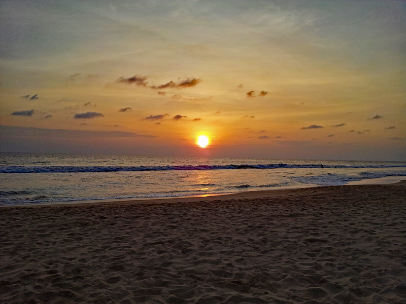 non-urban scene, cloud - sky, 2K, evening, sea, sunset, scenics - nature, indian, nature, Sunset, land, water, coast, scenics, tranquility, asia, orange color