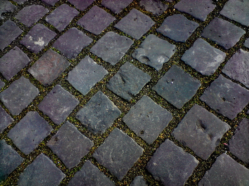 2K, repetition, paving stone, outdoors, cobblestone, day, no people, street, Cobble Stone, flooring, close-up, Material, pattern, tiled floor, city, full frame