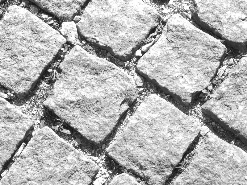 outdoors, no people, cobblestone, nature, floor, stone wall, day, sunlight, cobbled pavement, concrete, cobbled street, rubble pavement, full frame, rock - object