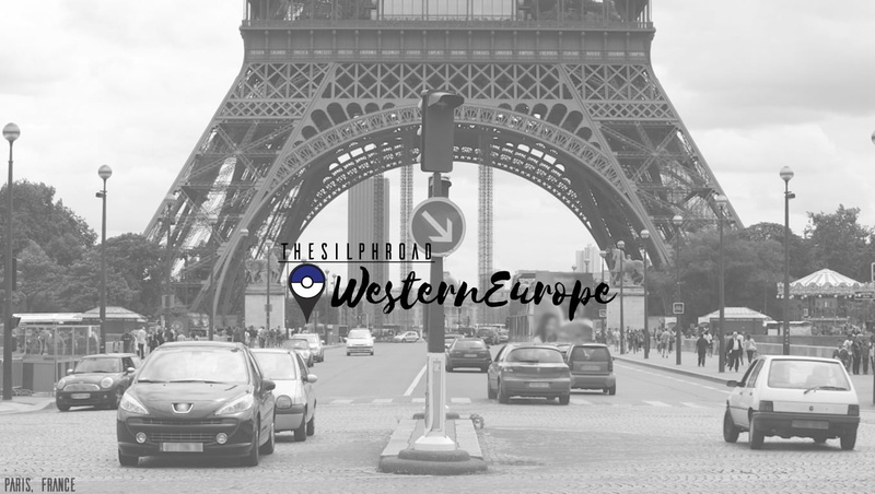 city, car, monochrome, Paris, outdoors, travel destinations, The Silph Road, text, sign, building exterior, arch, land vehicle, built structure, incidental people