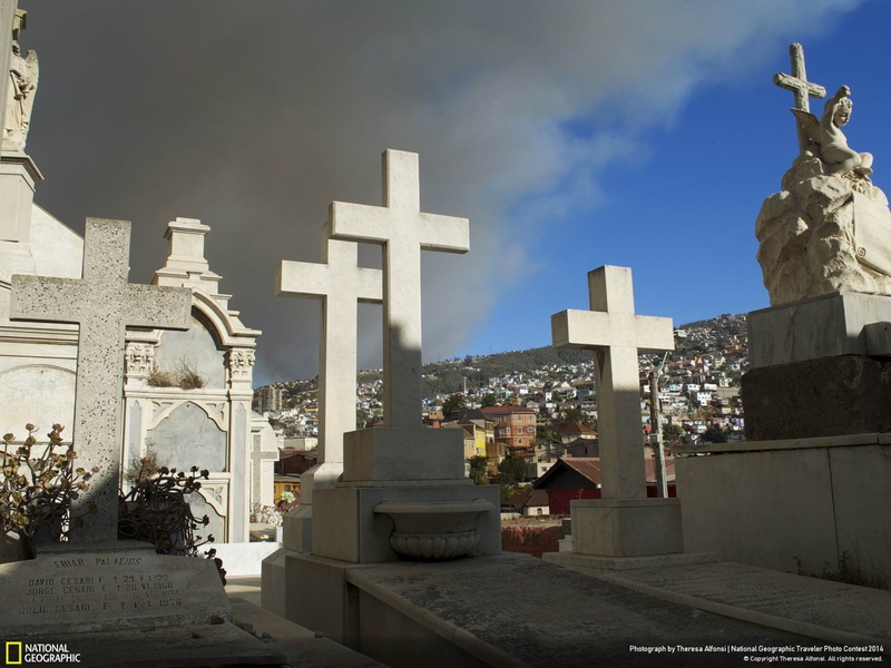 tombstone, architecture, white, history, valparaiso, sky, grave, cemetery, geographic, sculpture, the past, religion, 1080P, architectural column, cross