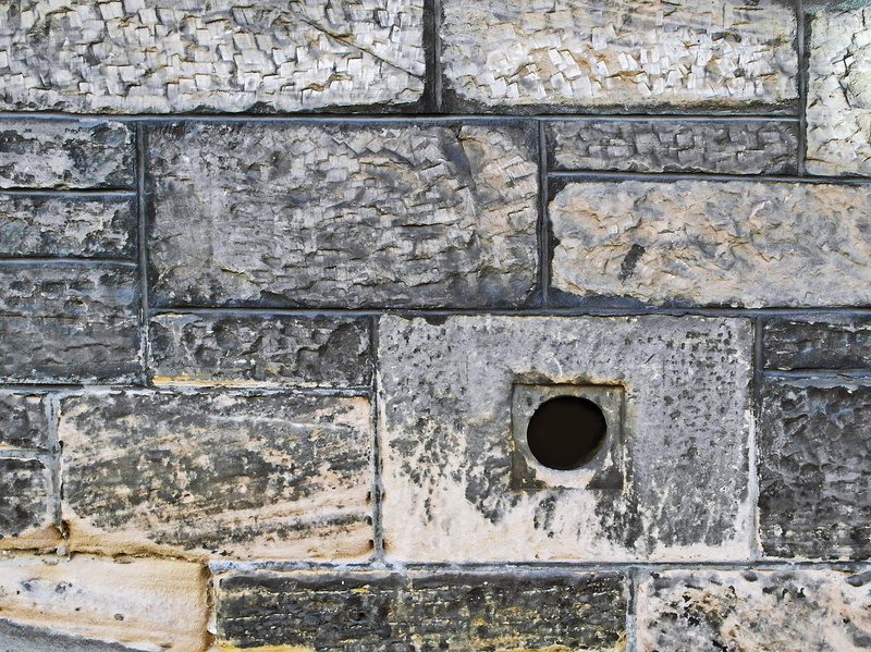 sidewalk, full frame, shape, old, built structure, flagstone, limestone, archaeology, window, slate, no people, walkway, brick, drain, textured, path, circle