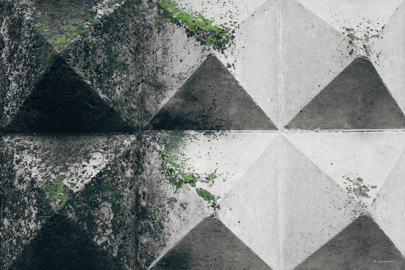 outdoors, digital composite, pattern, no people, high angle view, tiled floor, day, triangle shape, full frame, footpath, USSR, nature, architecture, 1080P
