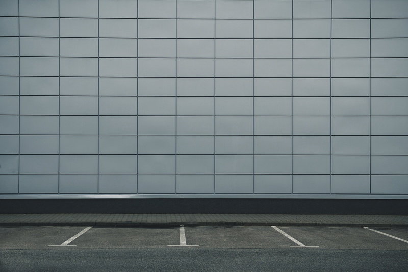 absence, indoors, blank, no people, marking, wall - building feature, sign, line, outdoors, building, empty, shape, tile, facade, symbol, city, 4K, urban