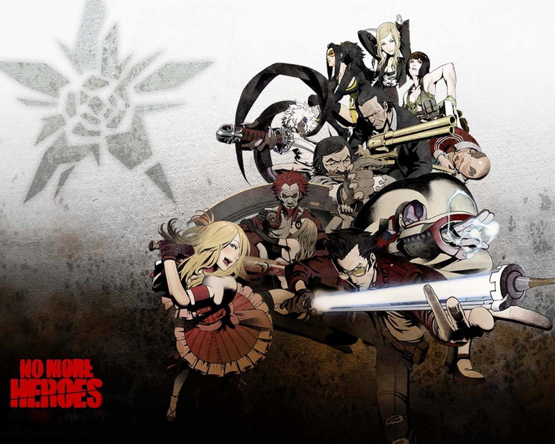 No More Heroes, illustration, characters, 1080P, anime, Video Game