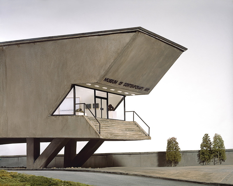 concrete, outdoors, day, staircase, 1080P, city, building exterior, sky, clear sky, miniatures, Frank Kunert, building, surreal, house, no people, low angle view