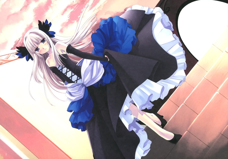 anime, high angle view, child, character, female, real people, dress, casual clothing, one person, dancing, step, costume, lifestyles, arts culture and entertainment