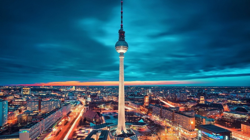 1080P, Fernsehturm, Berlin, Alexanderplatz