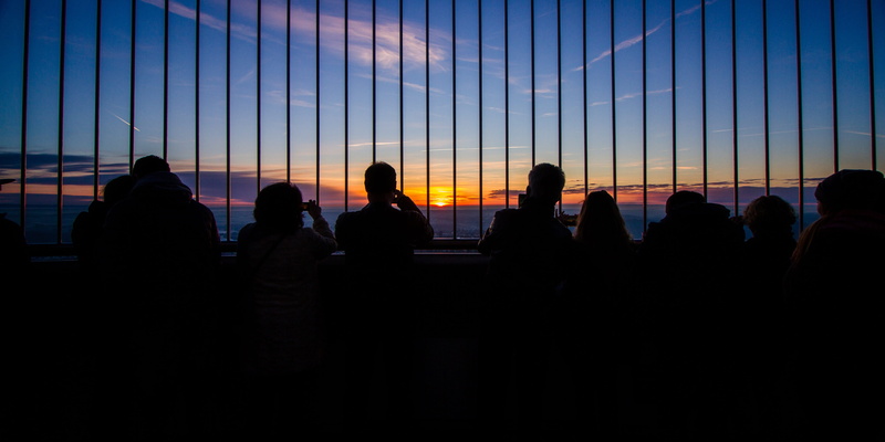 antenne, attraction, viewpoint, tourism, sunset, tourist attraction, crowd, antenna, skyscraper, 5K, nature, sky, tower, stuttgarter fernsehturm, historical