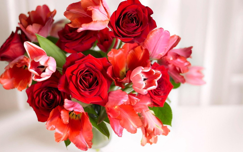 thinking, flowers, 1080P