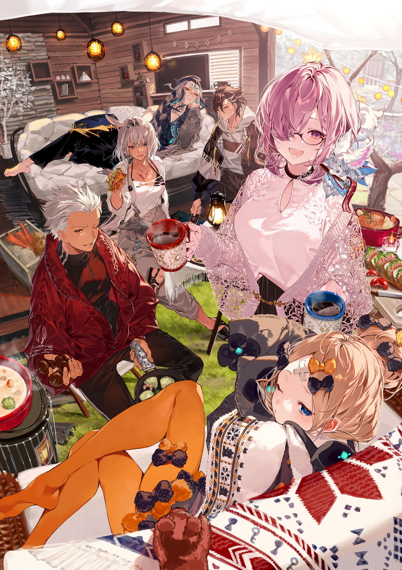Fate Series, Archer (Fate/Grand Order), Mash Kyrielight, Abigail Williams (Fate/Grand Order), 1080P, Fate/Grand Order