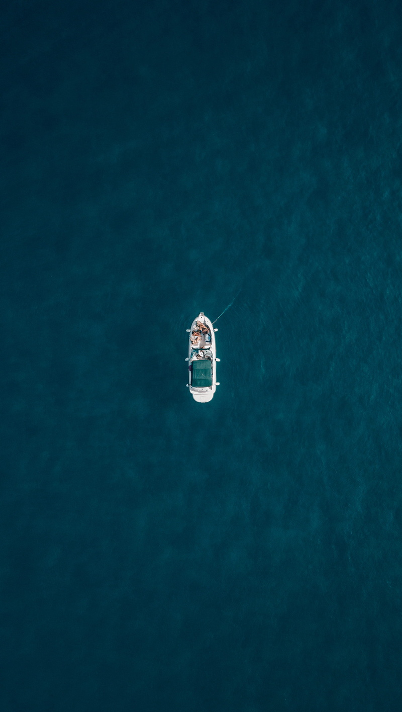 friend, sea, minimal, solitude, 2K, green, nautical Vessel, photography, boat, sky, outdoors, travel, alone, vacations, peace, blue, day, summer, coast