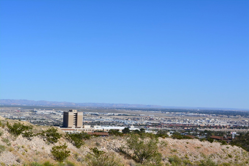 day, water, View, landscape, copy space, city, paso, clear sky, Desert, outdoors, no people, public domain, land, horizon, landscapes, buildings, built structure
