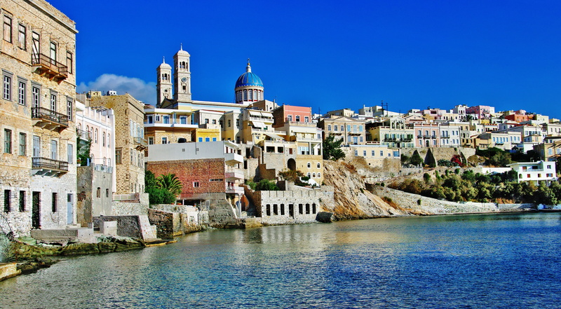 architecture, mediterranean Countries, cityscape, Greece, water, home, village, building, religion, nature, urban Skyline, outdoors, day, the past, assorted