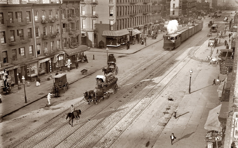 cityscape, historic, history, 2K, USA, street, vintage