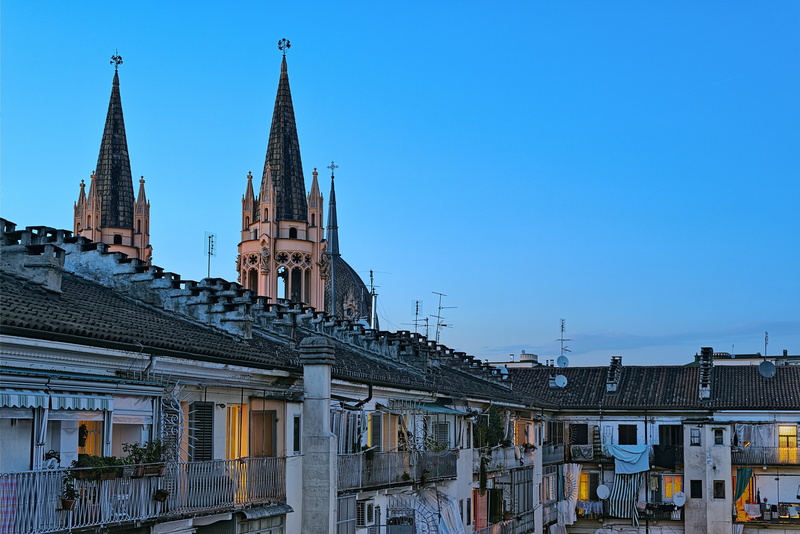 tourism, piedmont, gray, white, travel, urban, history, nature, row house, concrete, european, built structure, torino, the past, building, clear sky, sky