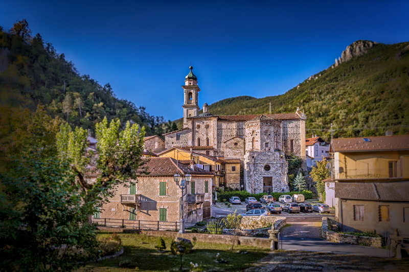nature, travel destinations, building, idyllic, garessio, built structure, tower, italy, the past, cityscape, blue, outdoors, history, 5K, historically