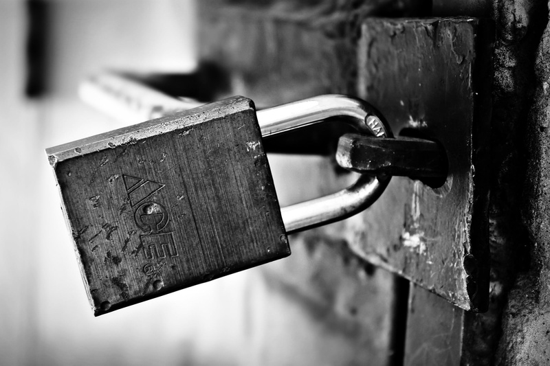 metal, prison, rusty, entrance, padlock, safety, security, closed, close-up, weathered, locked, no people, old, 1080P, wood - material, gate, protection