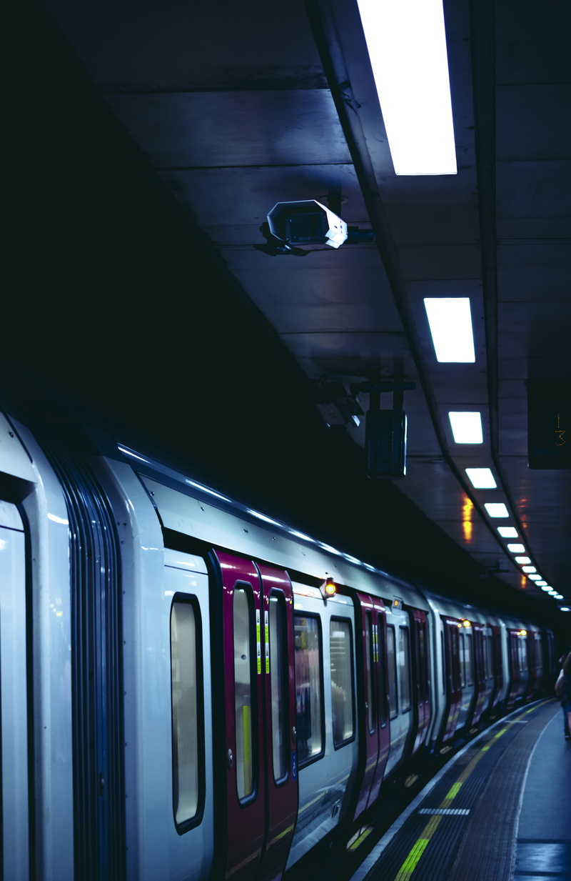 no people, travel, camera, land vehicle, red, horror, passenger train, subway, london, lighting equipment, londres, light, ceiling, train - vehicle, creep